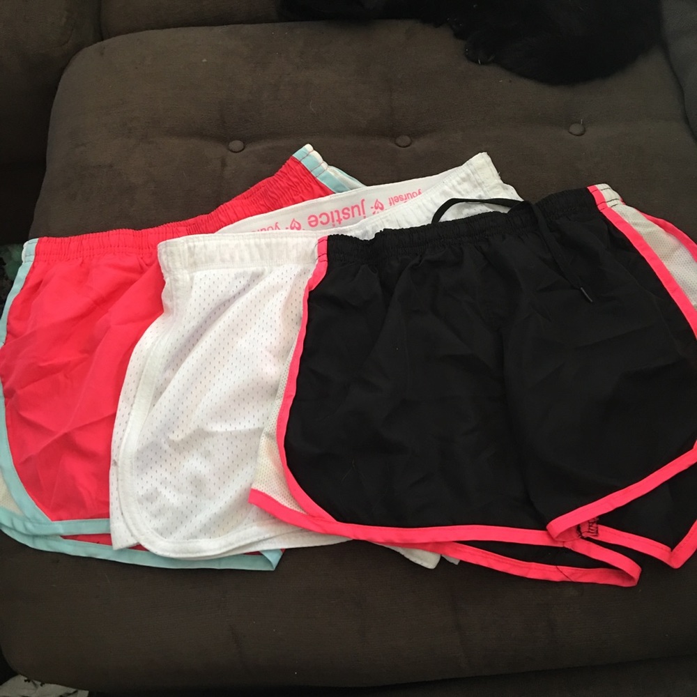 3 pairs of athletic shorts